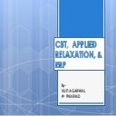 Cbt,  applied relaxation, & erp.vijit