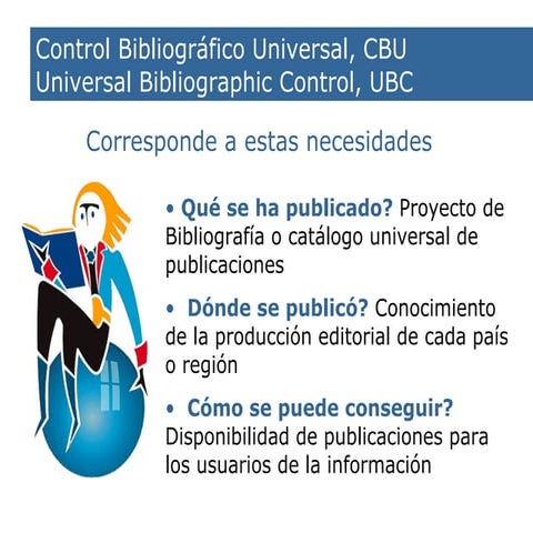 Control Bibliográfico Universal CBU