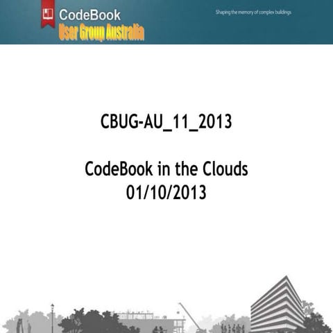 CodeBook in the Cloud