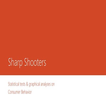 Consumer Behaviour For Own Business