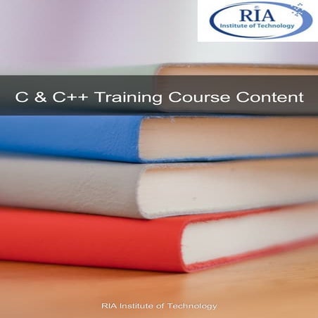 C & C++ Training Institutes in Bangalore | PDF