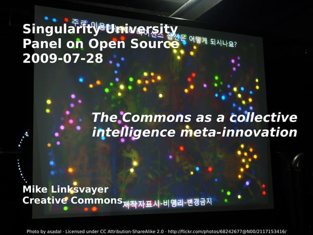 Singularity University Open Source Panel
