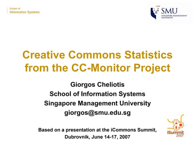 Cc Monitor Findings - iSummit