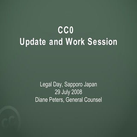 Cc0 Update 3 (Sapporo)