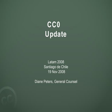 Cc0 Update (Latam)