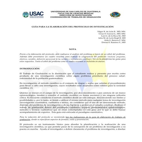 Ejemplo de protocolo 1 | PDF