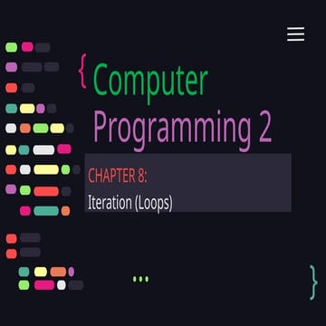 Loops in Python | PPTX