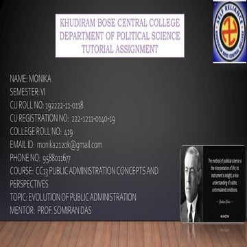 Public administration 