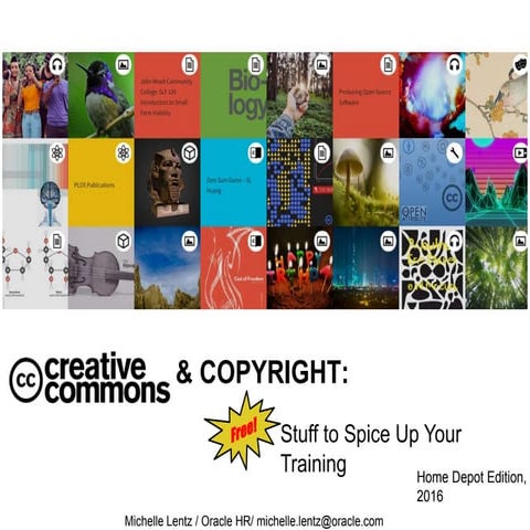 Creative Commons and Free Stuff to Spice Up Your Training