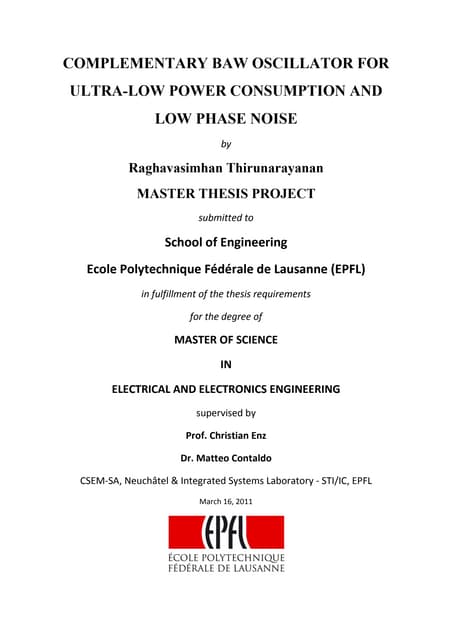 Final report