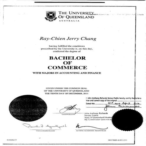 Appendix 1 - Graduation Certificate & Transcript | PDF
