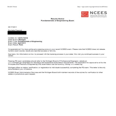 FE_Results Notice_Prescott 2011 | PDF