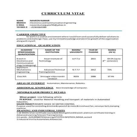 naveen resume