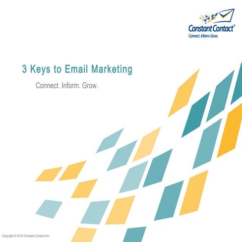 3 Keys to Email Mktg.