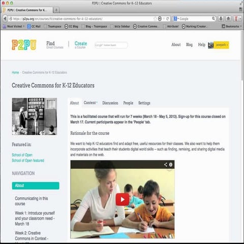 Creative Commons for K-12 Educators - Week 1 meetup