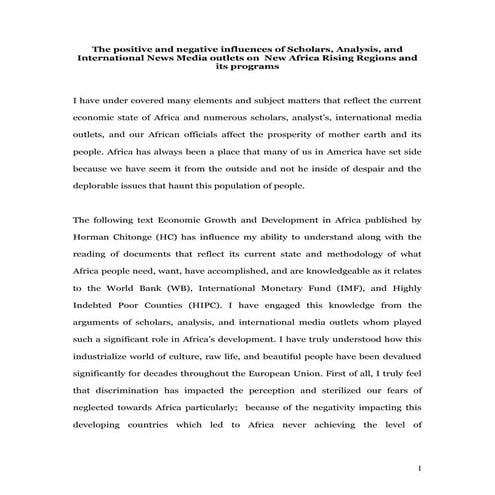 Africa Academic Paper 2016