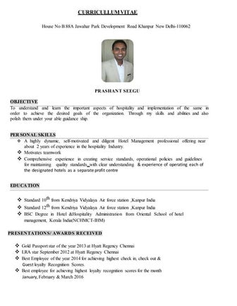 PRASHANT CURRICULLUM VITAE pdf