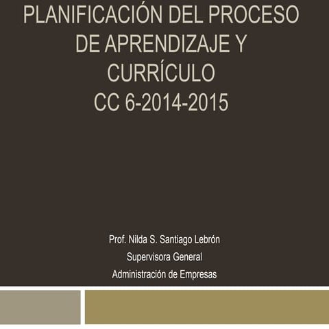 Cc6 2014-2015  planificacion