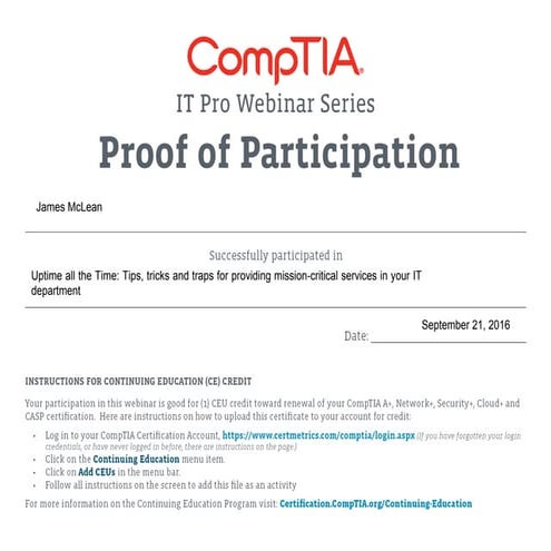 CompTIA A+ certificate | PDF