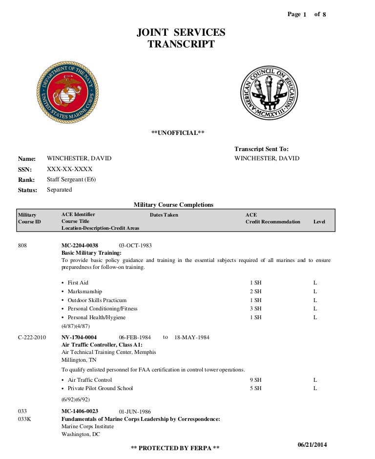 What Is A Joint Service Transcript? – HGCGXU
