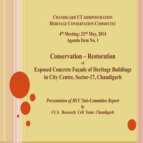 Conservation – Restoration of Exposed Concrete Façade of Heritage ...