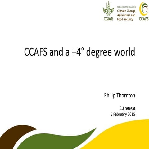 CCAFS 4 Degree World by Philip Thornton 