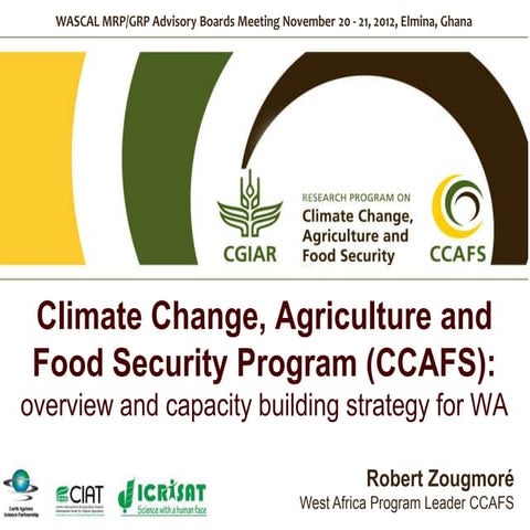 Overview presentation of CCAFS Capacity Building Strategy for West Africa