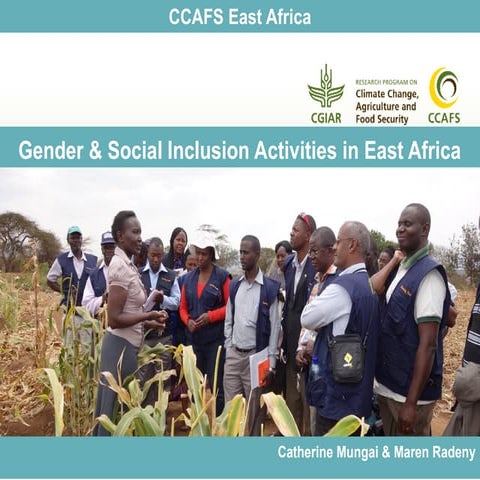 Gender and Social Inclusion Activities in East Africa