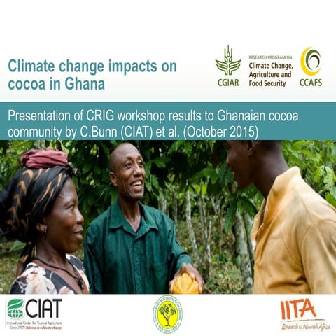 Climate change impacts on cocoa in Ghana