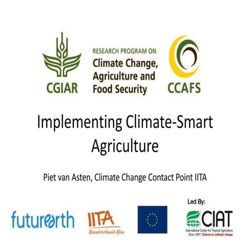 Implementing Climate-Smart Agriculture