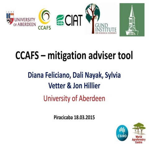 CCAFS-MOT Tool, March 2015