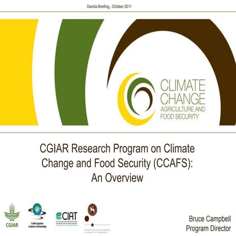 CGIAR Research Program on Climate Change, Agriculture and Food Security (CCAF...