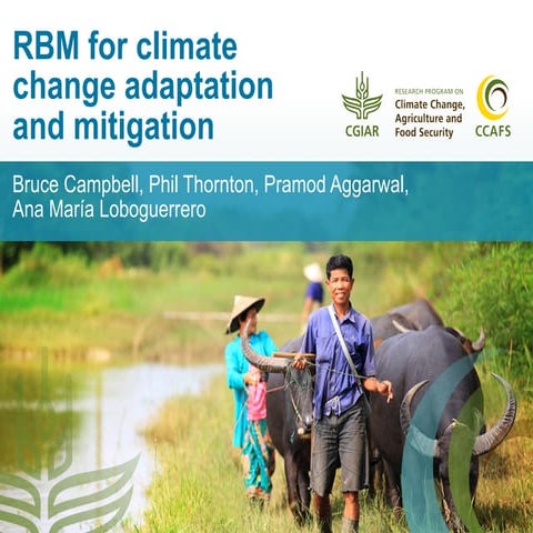 Results-based management for climate change adaptation and mitigation