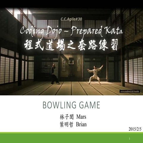C.C. Agile#30 – Coding Dojo – Prepared Kata | PDF