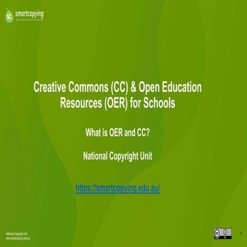 CC and OER for Schools - What is OER and CC.pptx