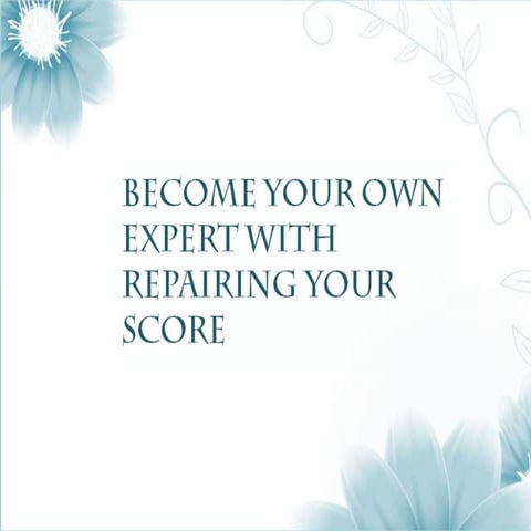 How to get into owning ur own credit repair: Ask here 