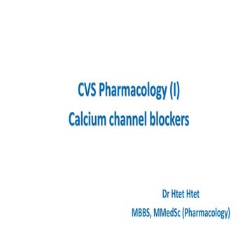Calcium Channel Blockers 