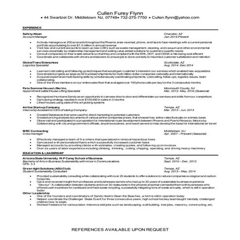 Chris Flynn Resume 2015 | DOCX