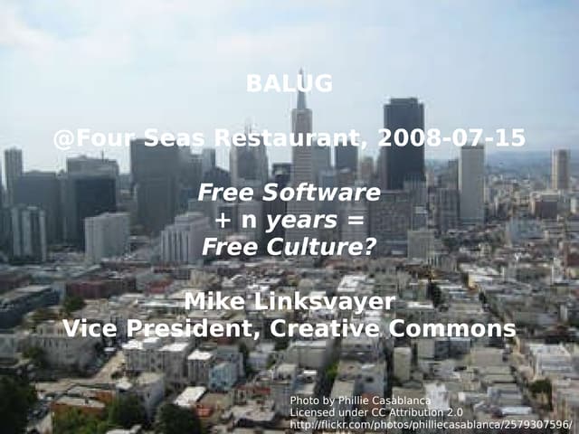 CC @ BALUG 2008-07-15