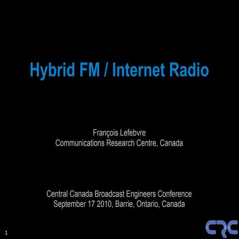 Hybrid FM / Internet Radio
