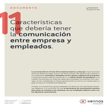 KEYNOS comunicación y motivación