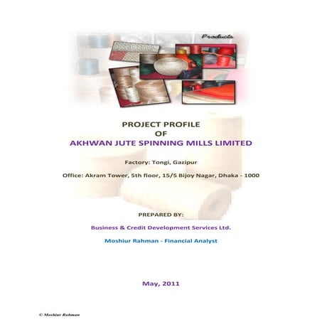 PROJECT PROFILE AKWAN