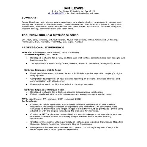 IanLewisResume