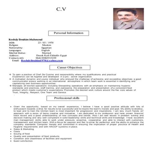 Thomas cv | DOCX