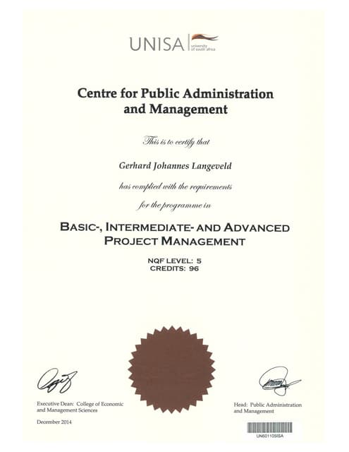 SACE Certificate | PDF