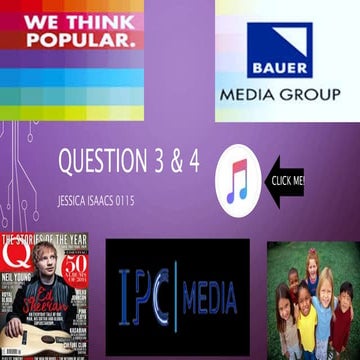 QUESTION 3 AND 4 - JESSICA ISAACS 0115