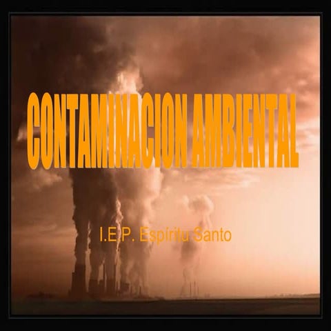 contaminacion ambiental