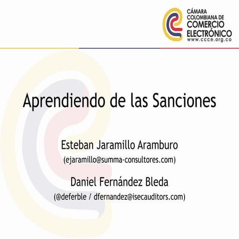 Conferencia sobre Protección de Datos (Bogotá): Aprendiendo de las Sanciones