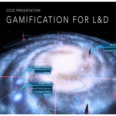 Gamification for Learning and Development (CCCE presentation)