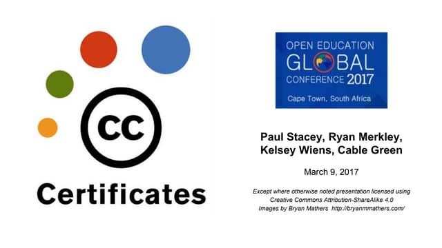 Creative Commons Certificates